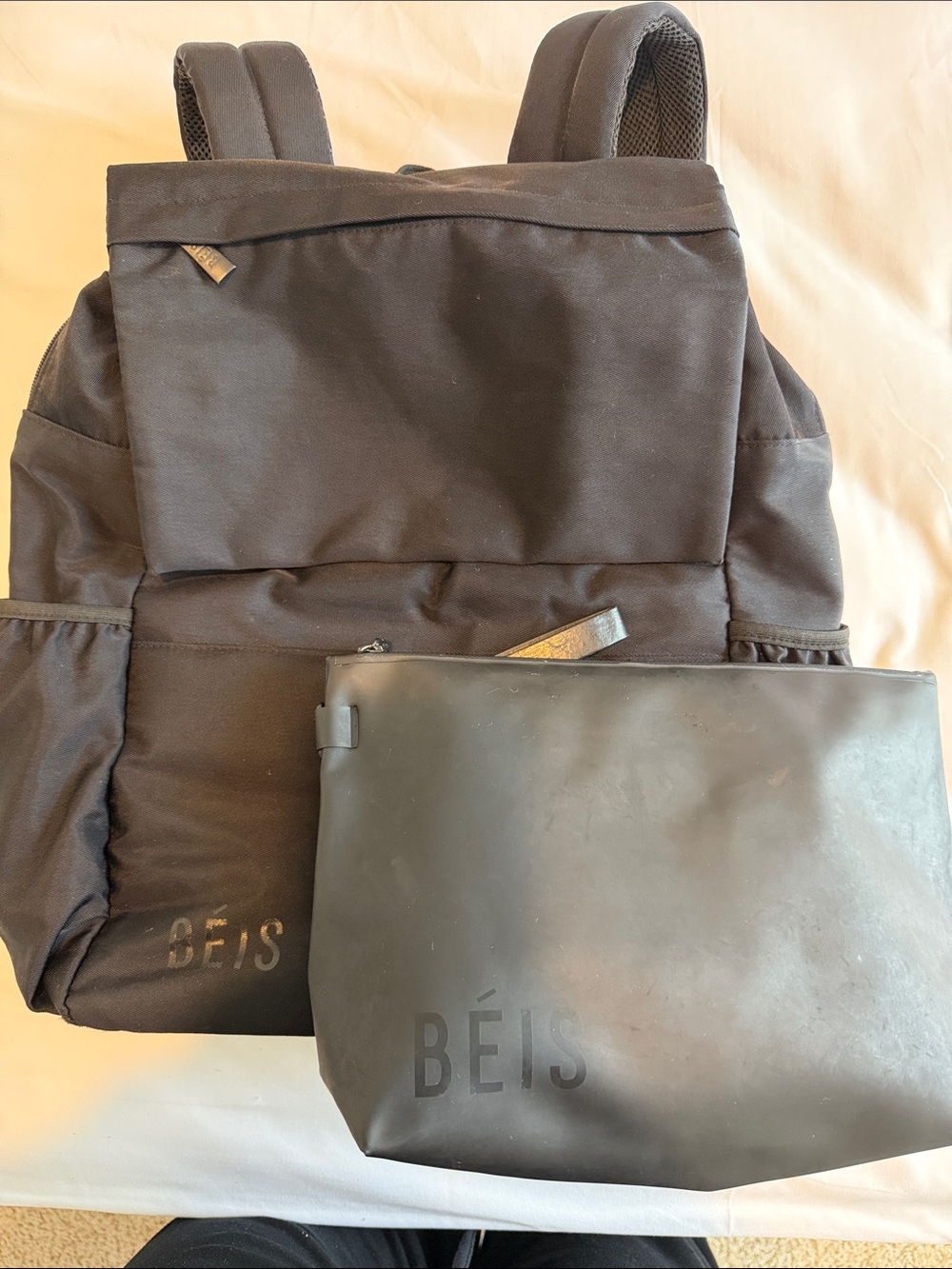 BEIS DIAPER BAG Backpack with WET Pouch